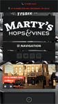 Mobile Screenshot of martys-hopsandvines.com